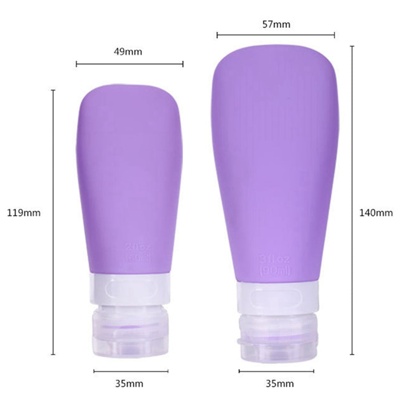 Silicone Travel Bottle Set