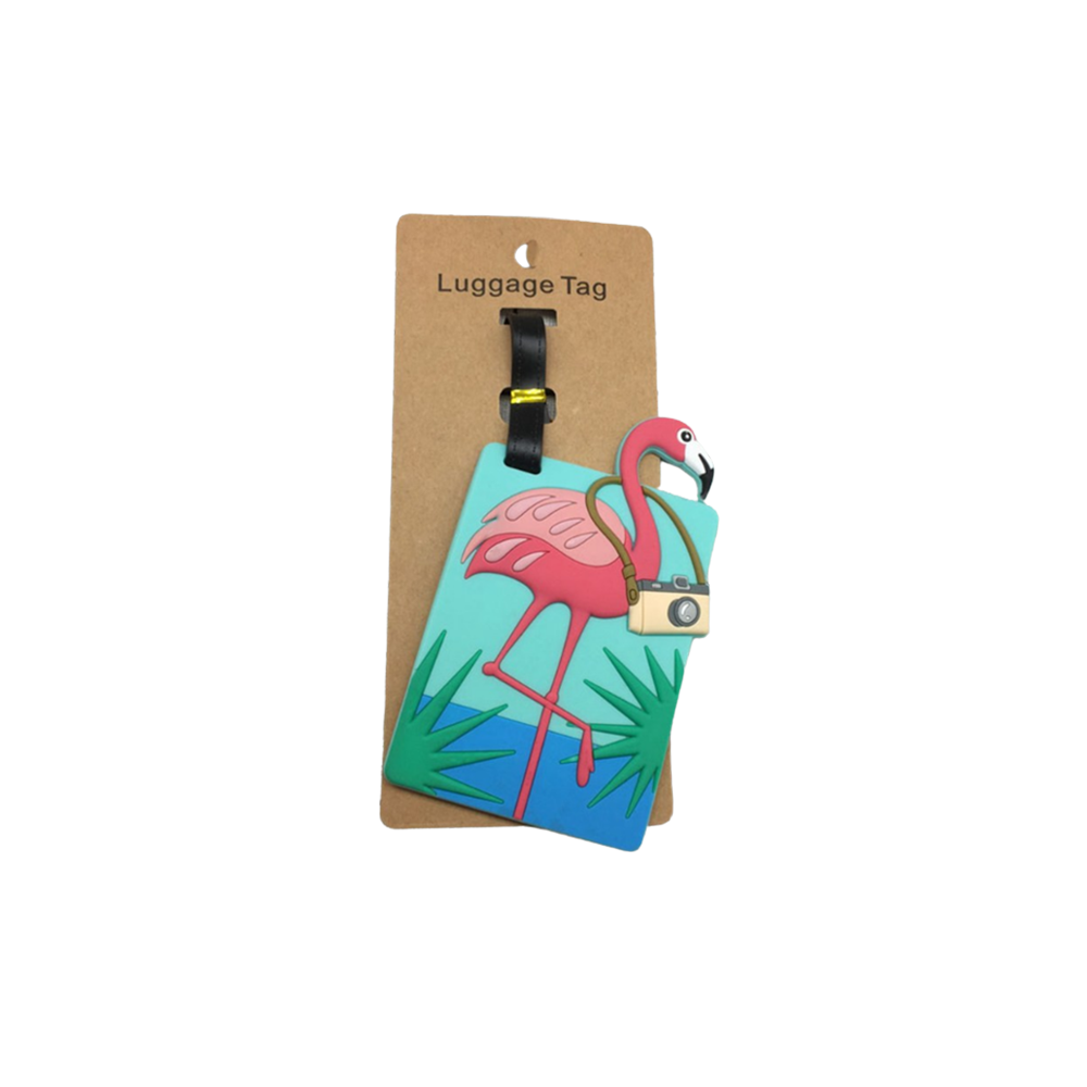 Flamingo Luggage Tag