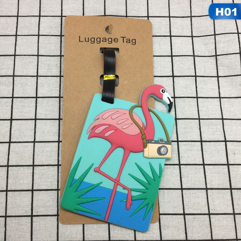 Flamingo Luggage Tag