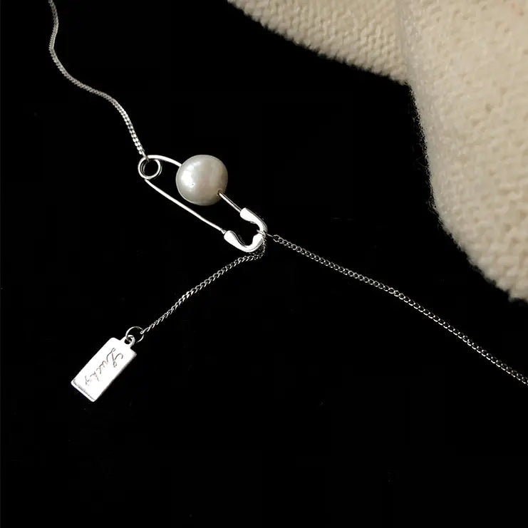 S925 Silver Unique Design Pearl Choker Necklace