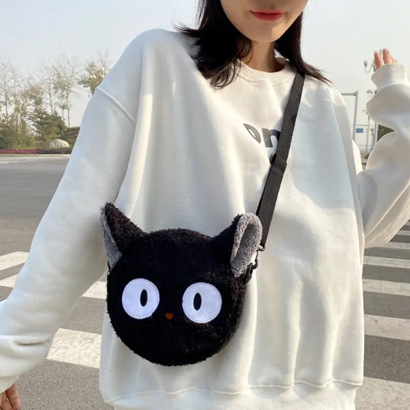 Cartoon Plush Crossbody Bag