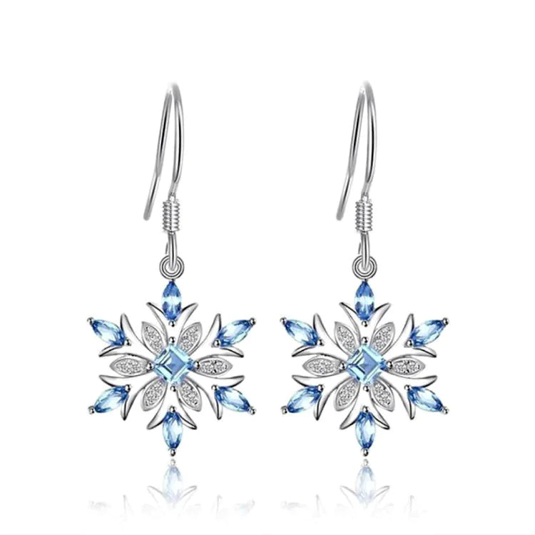 White diamond earrings