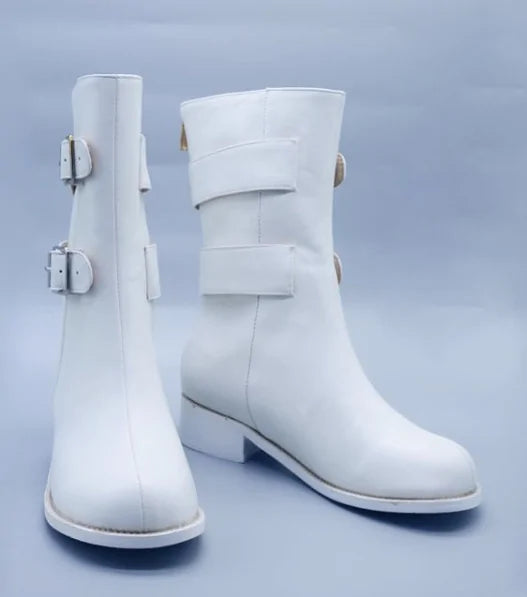 White Costume Boots