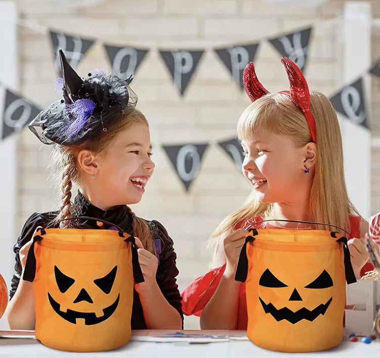 LED Halloween Trick-or-Treat Basket