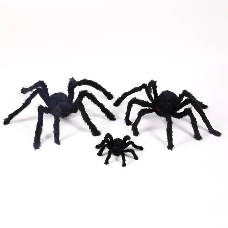 Giant Black Spider Decoration