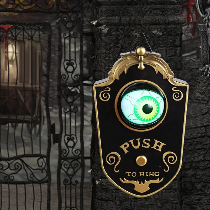 One-Eyed Halloween Doorbell Prop