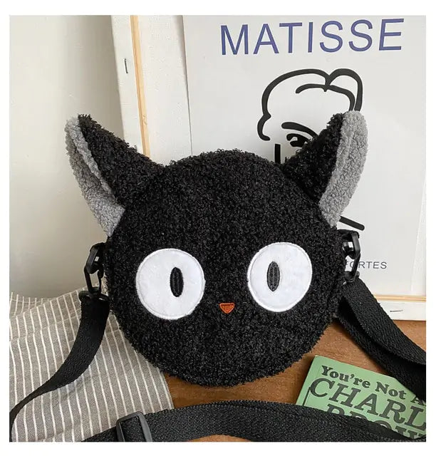 Cartoon Plush Crossbody Bag