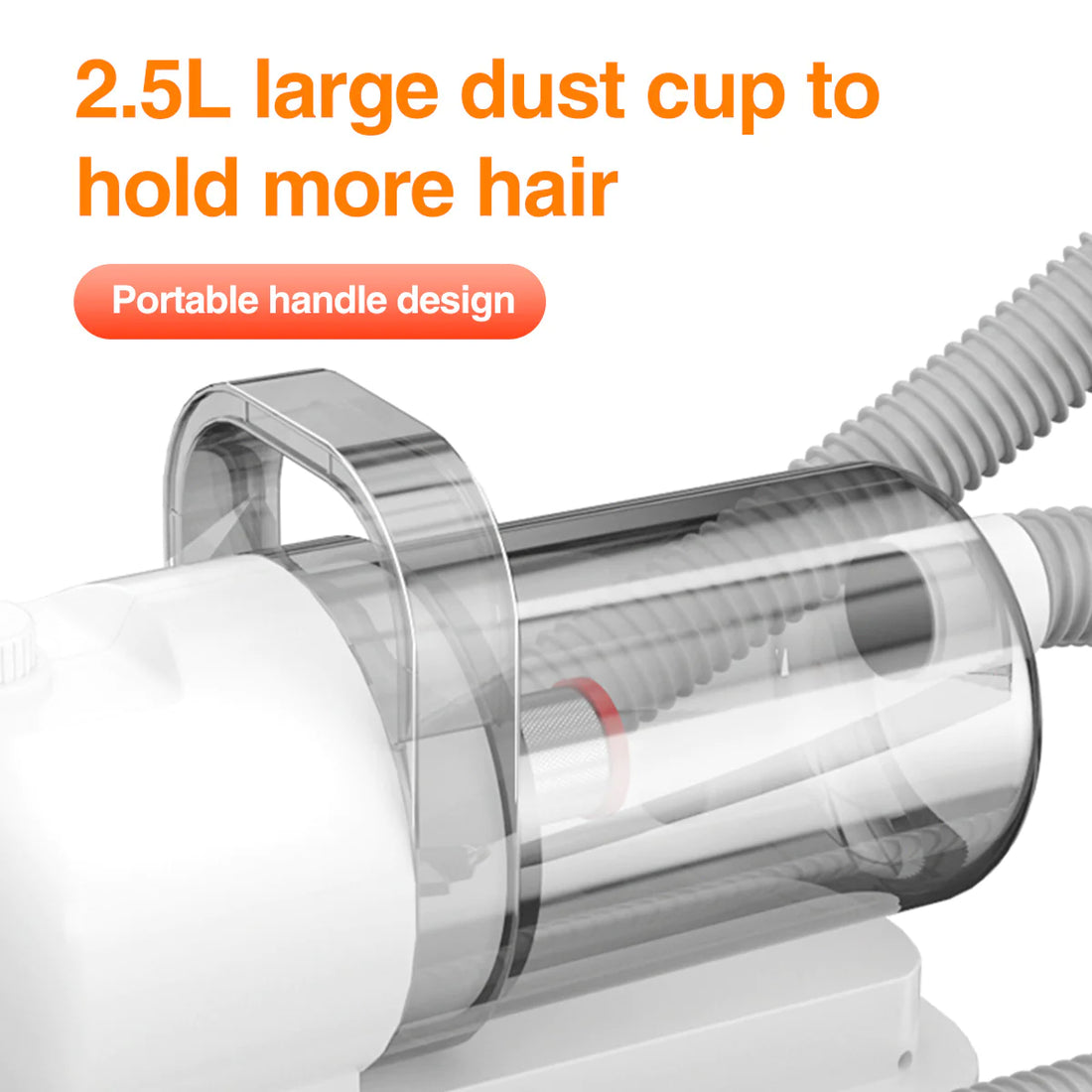 Pet Suction And Scissors All-in-one Machine Dust Collection Suit Multi-function Hair Care Device