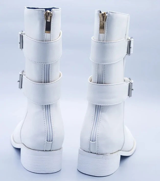 White Costume Boots