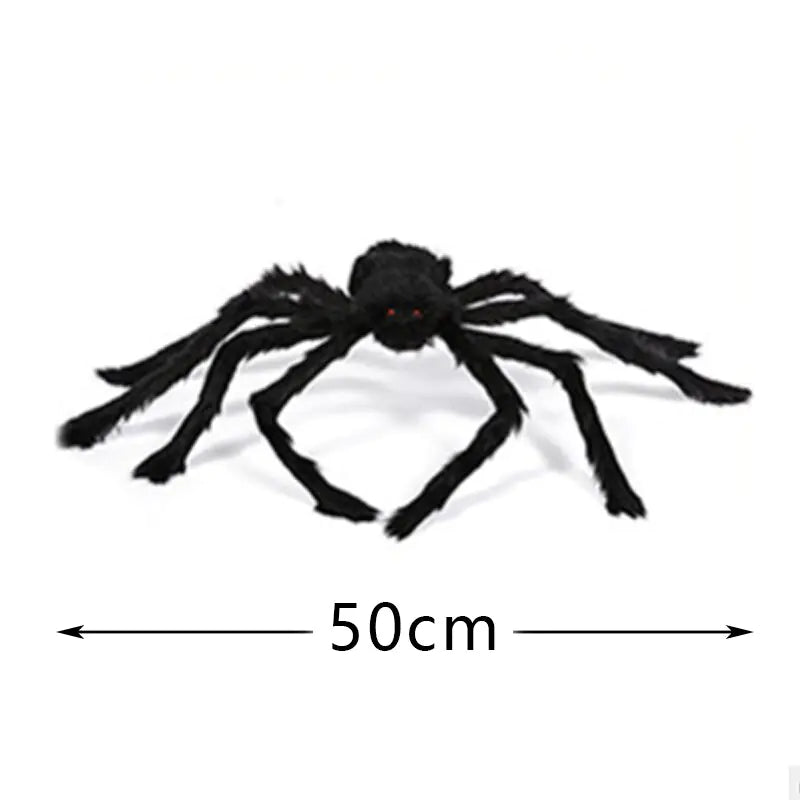 Giant Black Spider Decoration