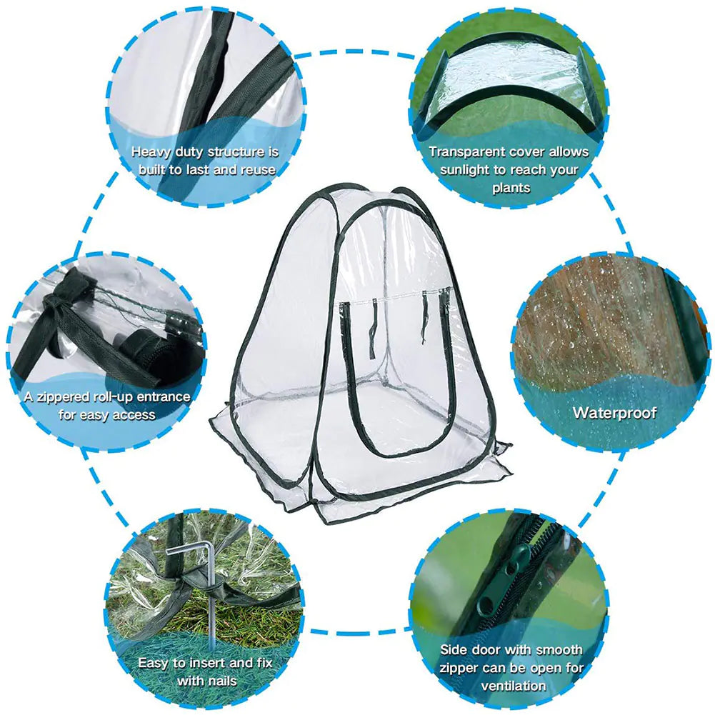 Foldable Portable Mini Greenhouse for Home Gardening