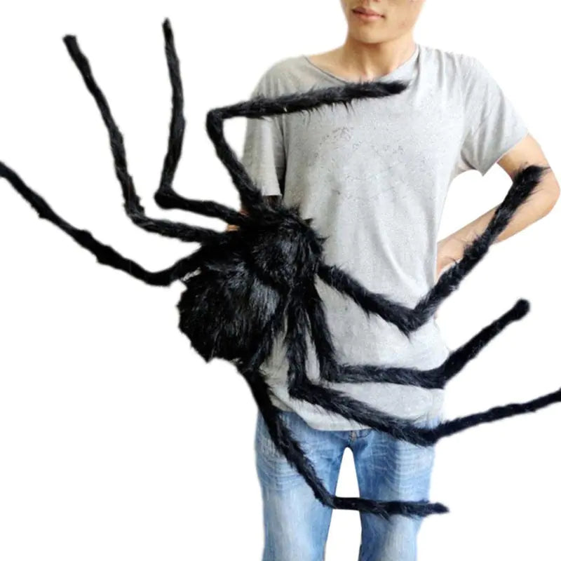 Giant Black Spider Decoration