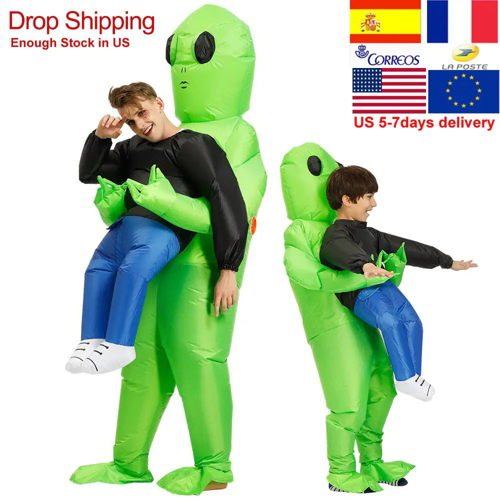 Alien Inflatable Costume Adult size (160 to 190cm)/child size (130 to 150cm)